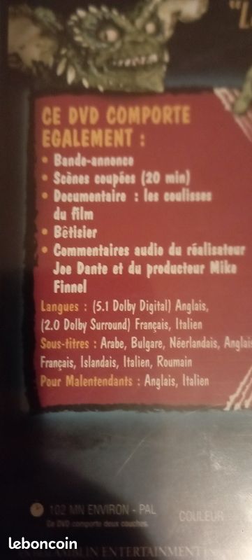 DVD gremlins 2 (image 4)