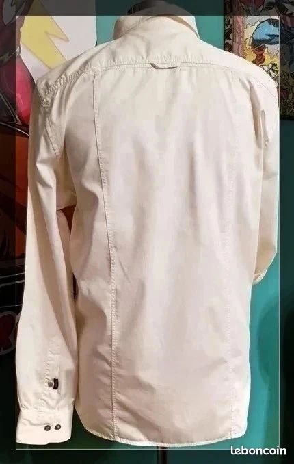 Gaastra belle chemise à unie broderie taille L 40 Nickel (image 5)