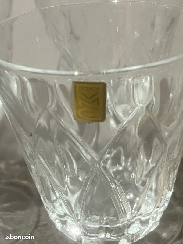 Verre en cristal de Reims (image 3)