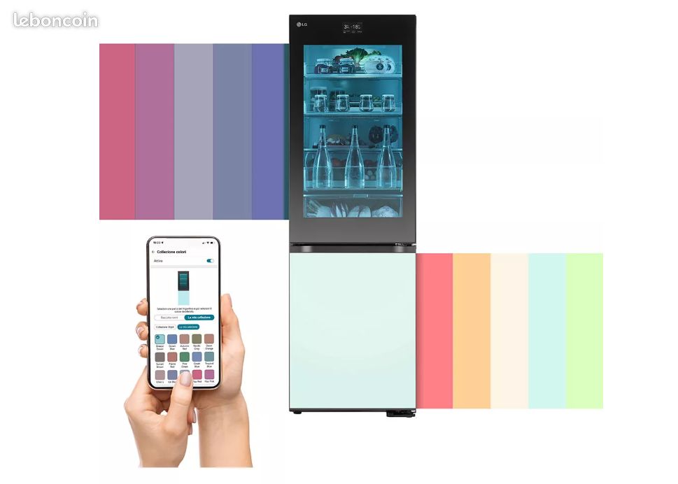 Réfrigérateur combiné LG GBG719MDNN MoodUP (image 1)