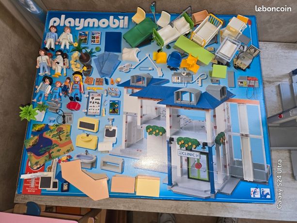 Pièce Playmobil 4404 - Pilier D'entrée Grand Hôpital City Life, Occasion Bon état