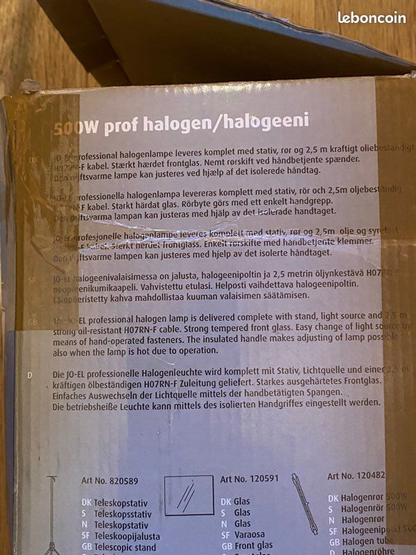 Projecteur de chantier halogène (image 3)