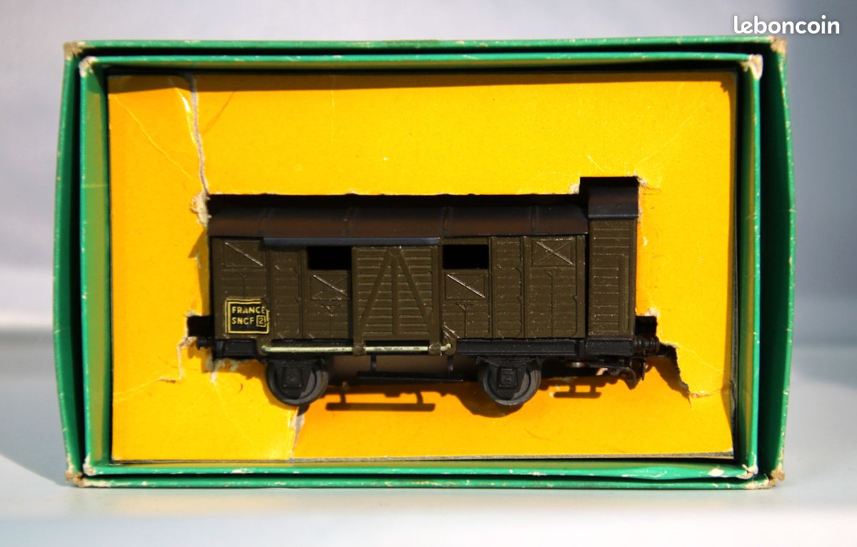 Jouet Ancien J De P - Fourgon à Bagages - Écartement O - Longueur 13 Cm - 1932
