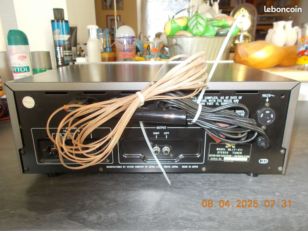 JVC JT-V77 FM/AM Stereo Tuner von 1978 --funktionsfähig-- Gehäuse mit