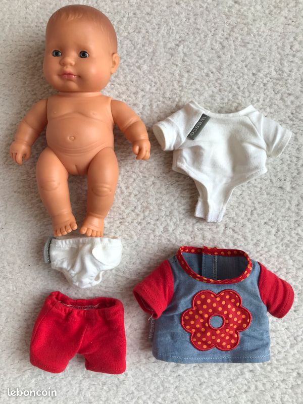 Miniland – Ensemble Veste Et Pantalon Mi-saison Pour Poupée 32 Cm, Tissu Doux, éducatif Et Résistant, Jeu D’habillage Enfant