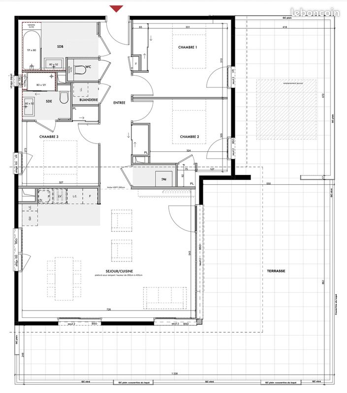 Appartement 4 pièces 94 m² (image 13)