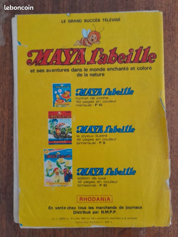 Bd Maya l'abeille. 1 magazine février 1979 + 1 album 1981 n°10 (image 8)