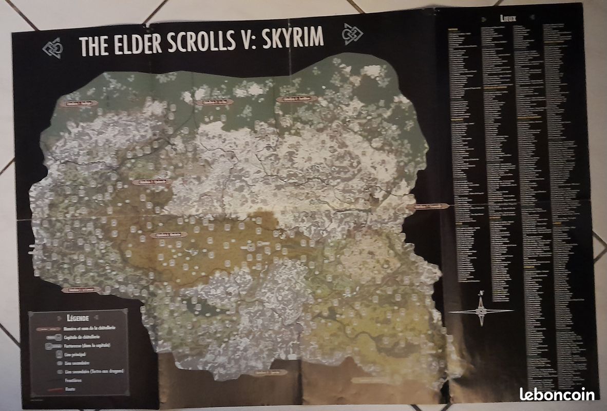 Jeu XBox One SKYRIM + Guide Officiel du jeu avec carte (image 6)