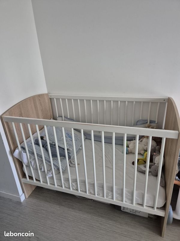 Lit bébé sauthon 60x120 cm (image 1)