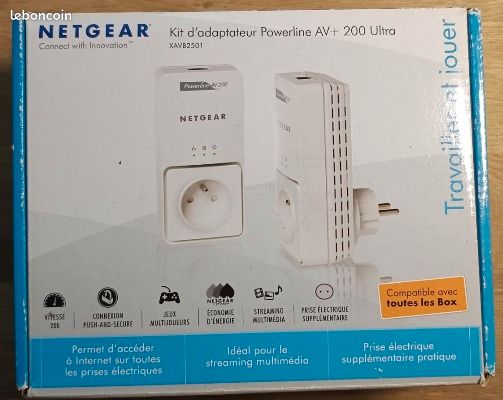 Kit CPL NETGEAR Powerlin AV+ 200 ultra - XAVB2501 (image 2)
