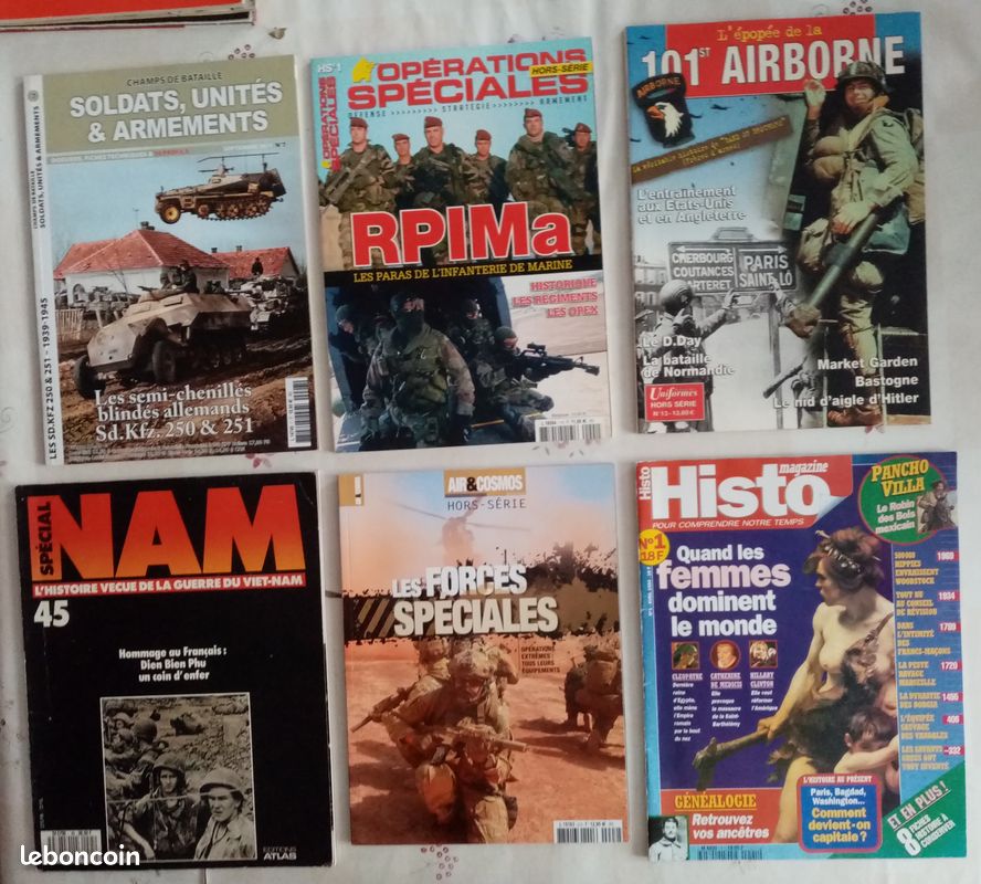 Lot Revue magazine histoire - guerres - armées françaises étrangères - analyses faits événements (image 4)