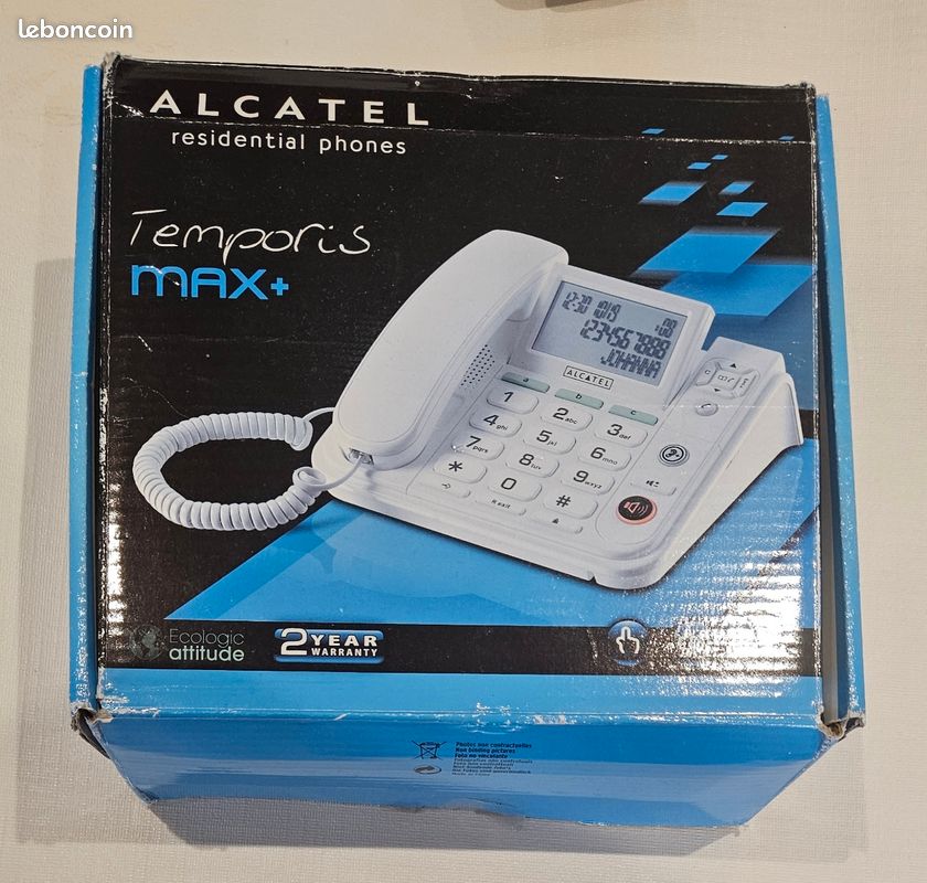 Téléphone fixe grosses touches (mal voyant) (image 1)