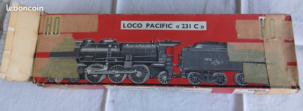 Locomotive Jouef Type 231 C 60 Avec Tender - Pour Réparation - Manque Bissel