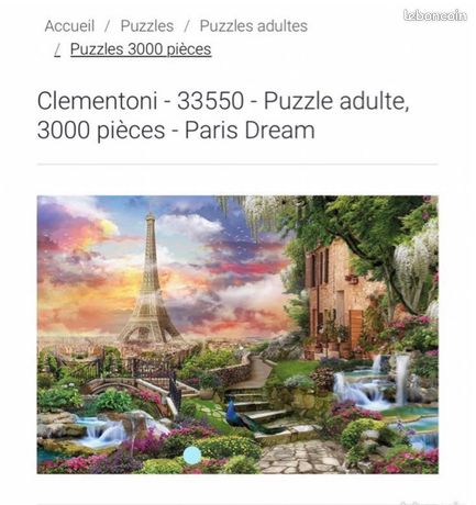 33550 - Puzzle adulte, 3000 pièces - Paris Dream