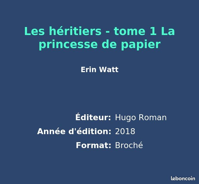 Les héritiers - tome 1 La princesse de papier (image 2)