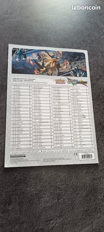Album de collection pokémon soleil et lune (image 2)