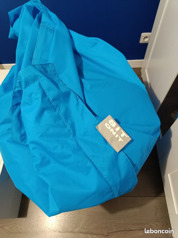 Pouf bleu sit onit (image 2)