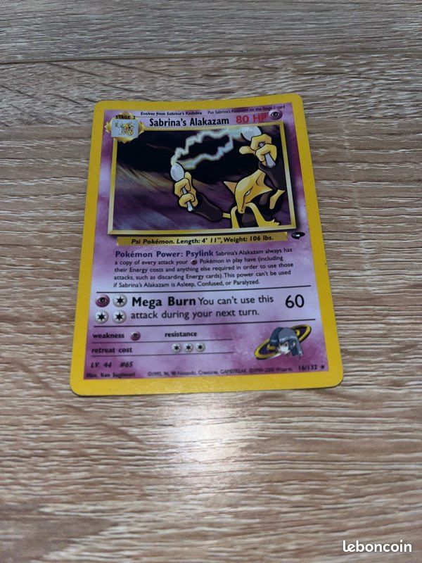 Carte Pokmon Alakazam Holo - Collection