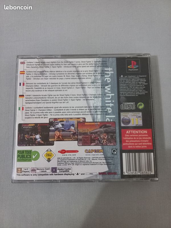 Street fighter collection 2 jeu PS1 complet (image 3)
