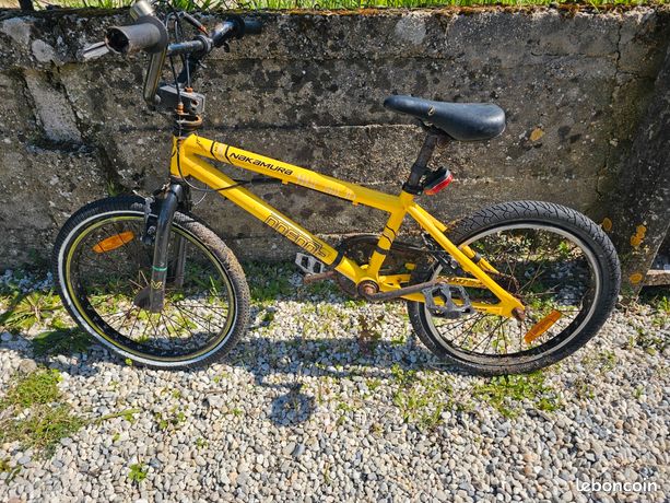 Selle Vélo Vintage Fulcrum Jaune – Rétro BMX VTT 90's, Cousue Main