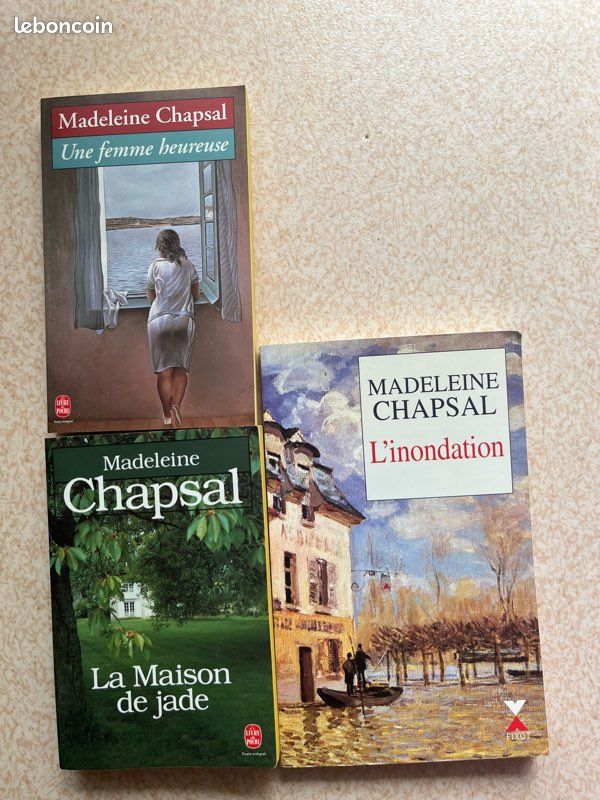 3 livres madeleine chapsal (image 1)
