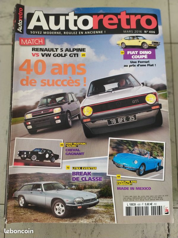 Magazine Autorétro N° 406 (image 1)