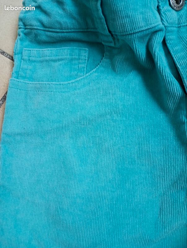 Pantalon velour fille (image 3)