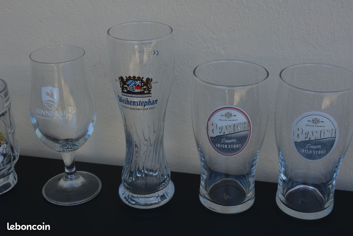 Lot de verres à bières dépareillés (image 3)