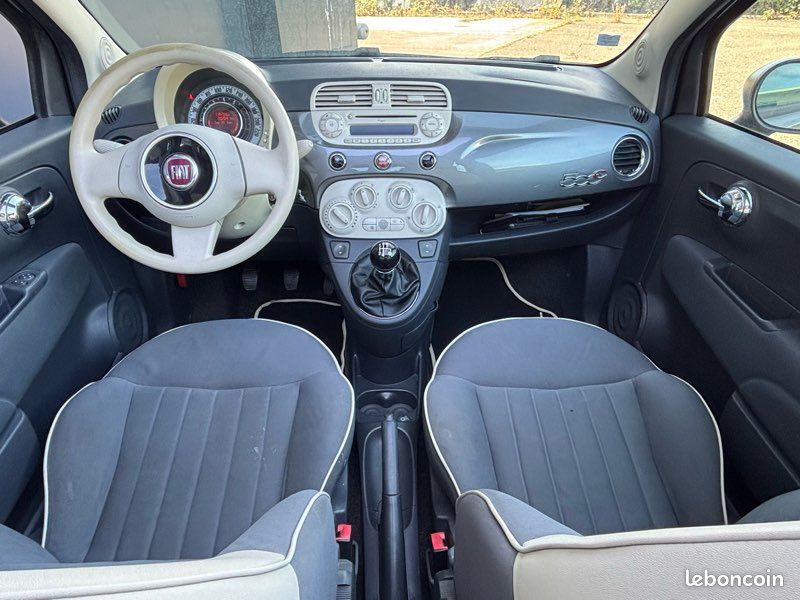 Fiat cabriolet 500C 1.2i 69cv distribution neuve pneus neufs (image 3)