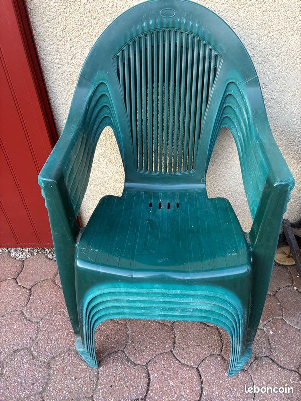 Fauteuils de jardin empilables (image 1)