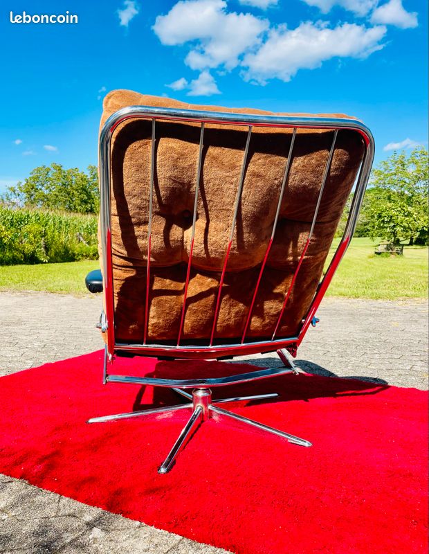 Fauteuil lounge vintage (image 6)