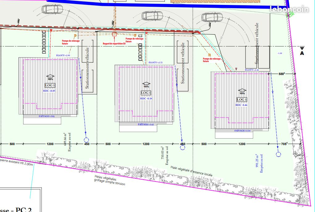 Terrain 2 340 m² Monceau Le Waast (image 8)