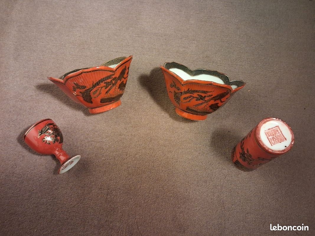 Ensemble de bibelots type asiatique (image 1)