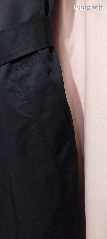 Trench homme noir 44/46 (image 10)