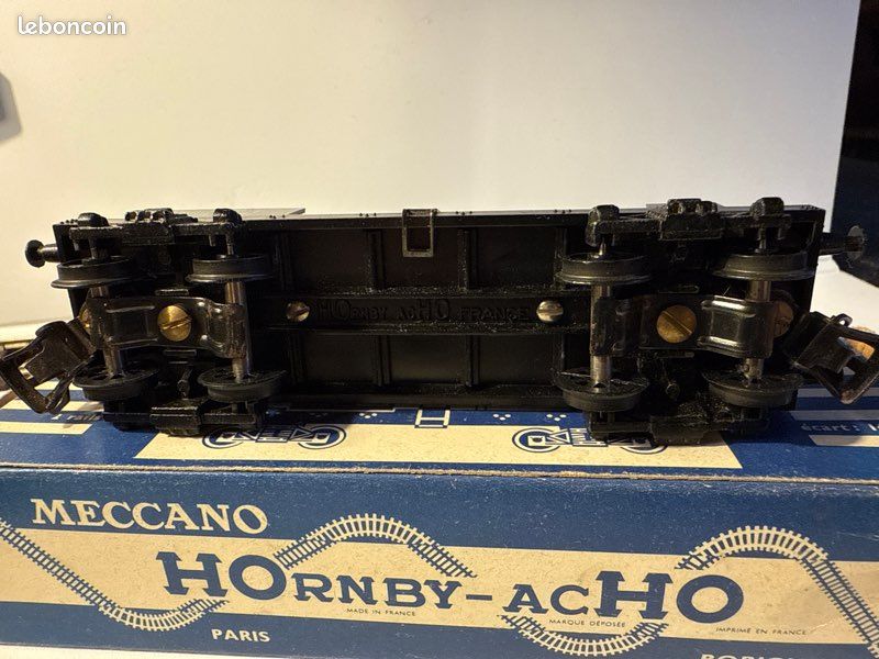 Wagon tombereau à bogies HO SNCF HOrnby-acHO Ref. 728 très
