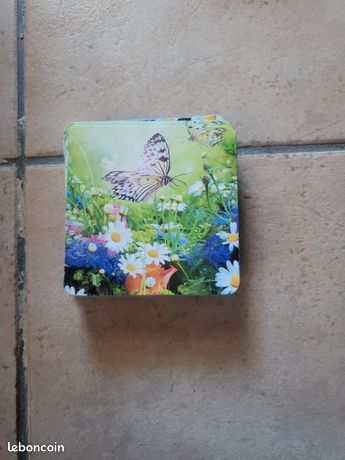 Dessous de plat en fonte brun 19.5x16cm - Papillon | Fabrique de Styles