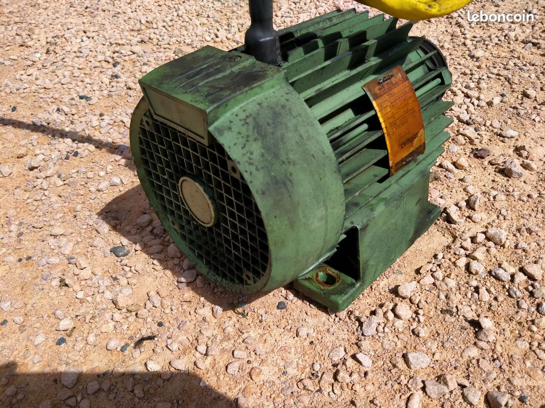 Moteur électrique 2,8 ch, 2KW asynchrone (image 3)