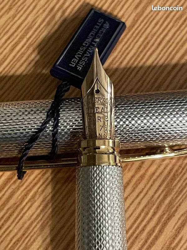 Stylo Plume WATERMAN GENTLEMAN Argenté - Édition Spéciale 'Twenty Dollars' Q142 - Occasion
