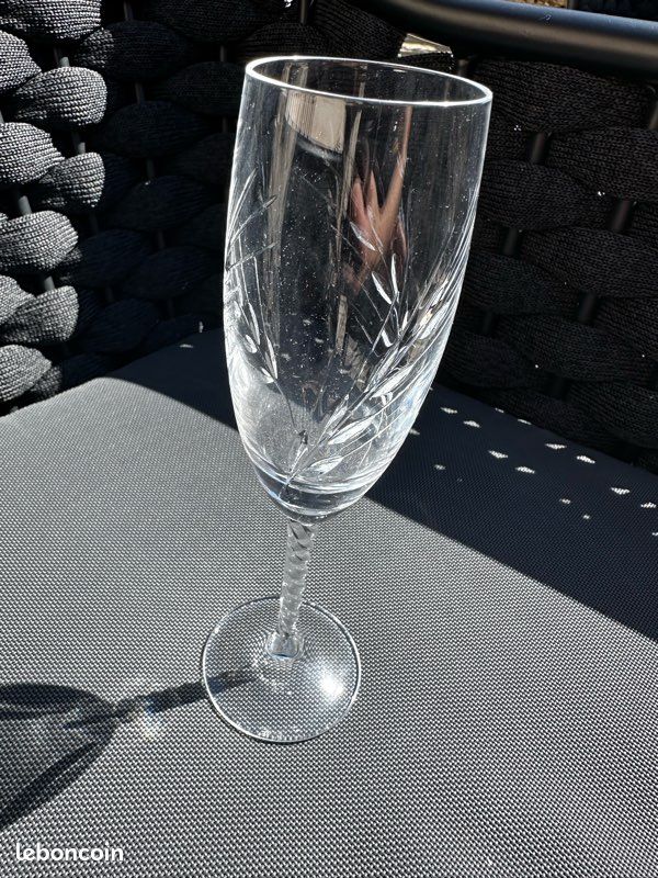 12 flûtes champagne Cristal d’Arques (image 4)