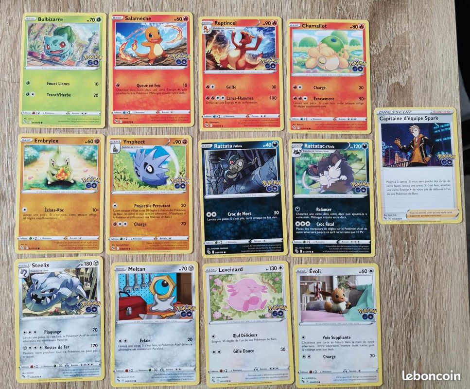 Lot de 23 cartes Pokemon GO + 2 energie (image 2)