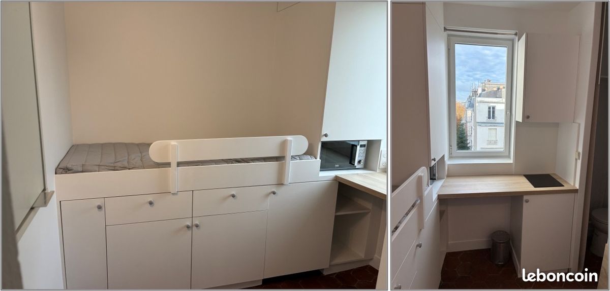 Appartement 1 pièce 8 m² · à Neuilly-sur-Seine · 8 m² · 550 €/mois