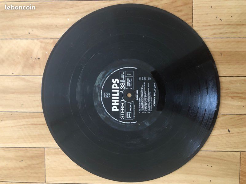 Vinyle Johnny Halliday retiens la nuit 2 disques (image 3)