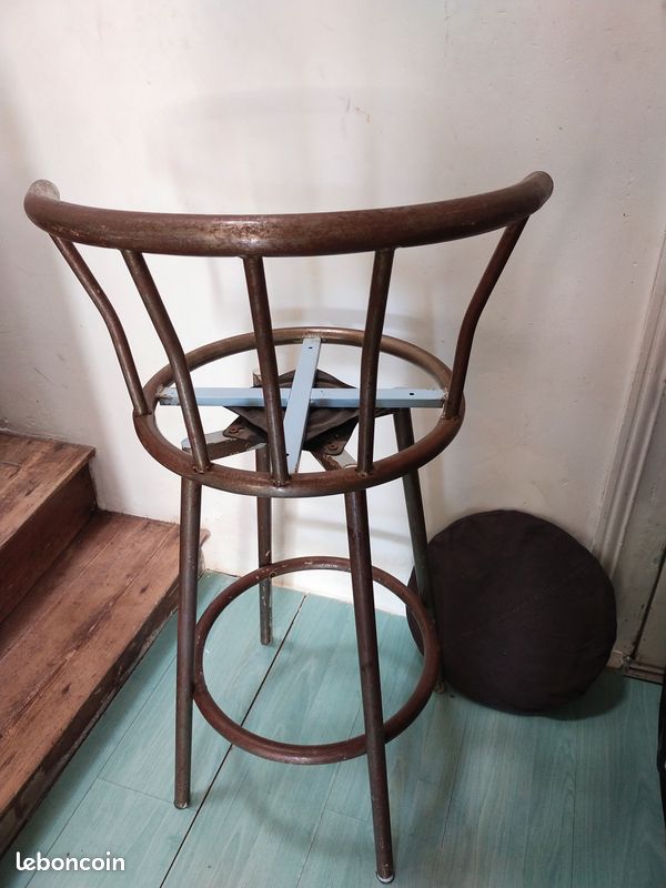 Tabouret de bar, métal, tournant (image 3)