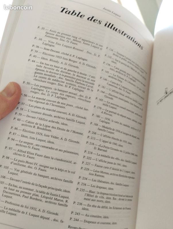Livre document témoignage guerre : Justin luquot, un des quatre vingts, laplague, coutras (image 2)