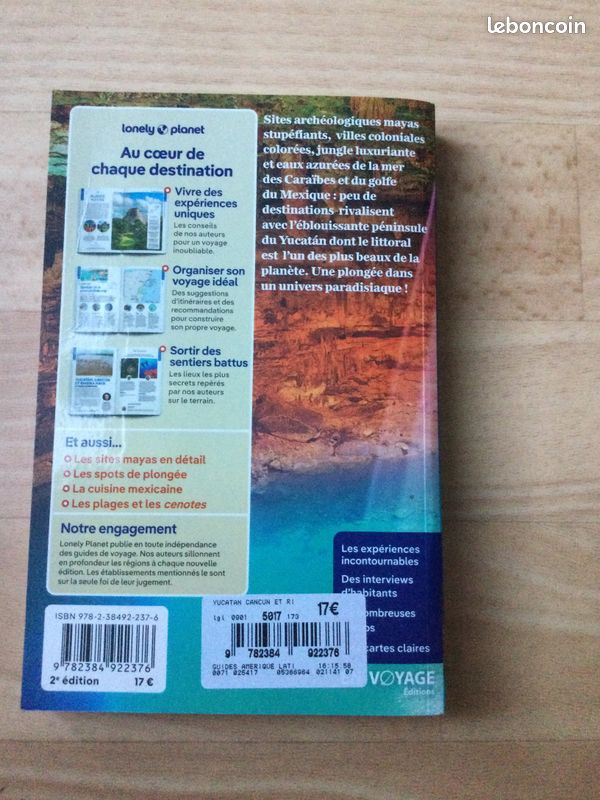Livre Yucatan Mexique Lonely Planet (image 2)