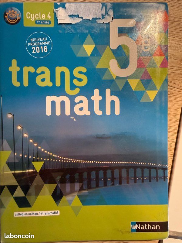 Livre Trans Math 5eme (image 1)