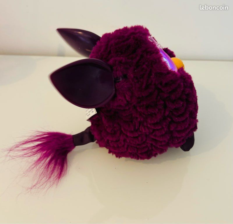Hasbro 2012 #A006 Furby Plum Fairy purple peluche interactive prune violet lot rare vintage boom voodoo tiger retro animal interactif furbish galaxy furblets baby food cards collection SOP77 (image 3)