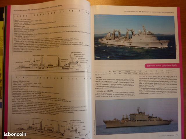 MARINE : MAGAZINES NAVIRES et HISTOIRE hors série n° 1 et 2, : la Marine Nationale 2004-2005 (image 7)