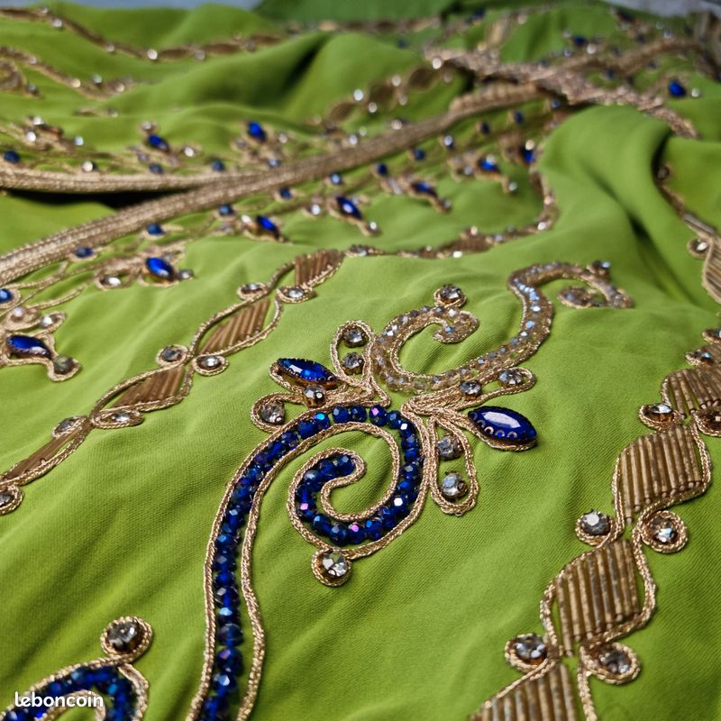 Caftan orientale vert neuf, kaftan (image 2)