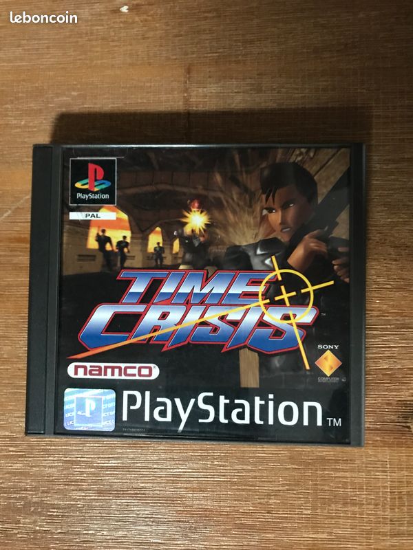 Time Crisis PS1 - Pal FR (boite+Jeu+Notice) (image 1)